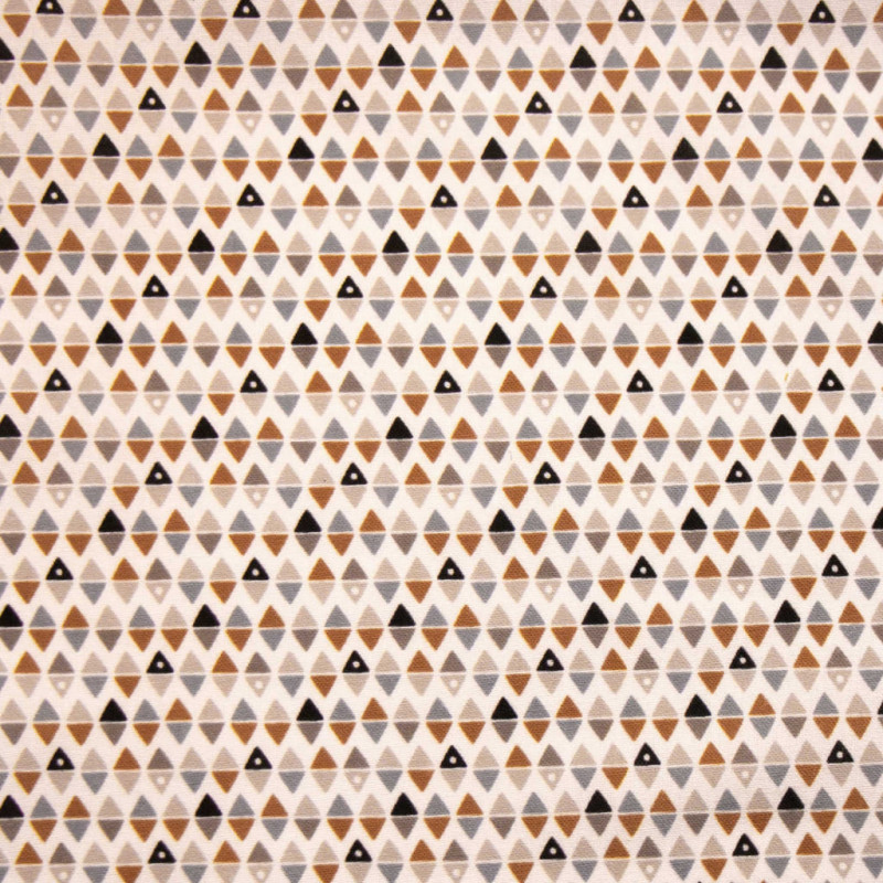 Algodón estampado ARLYMINI Blanco / Multicolor grises